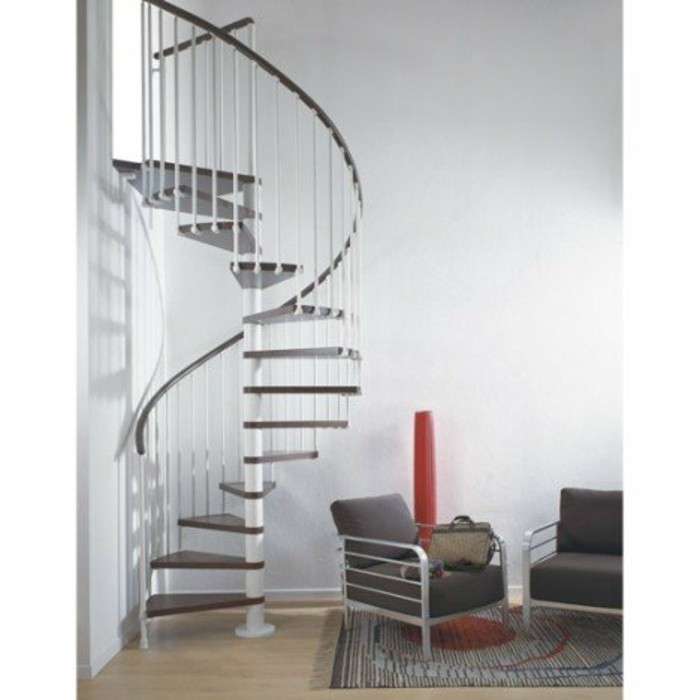 escalier-leroy-merlin-gain-de-place-design-escalier-helicoidal-rampe-escalier-metallique-marches-en-hêtre-laqué