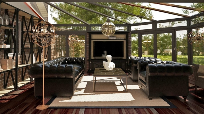 idee-deco-veranda-inspirée-du-style-art-deco-amenagement-veranda-en-couleurs-sombres