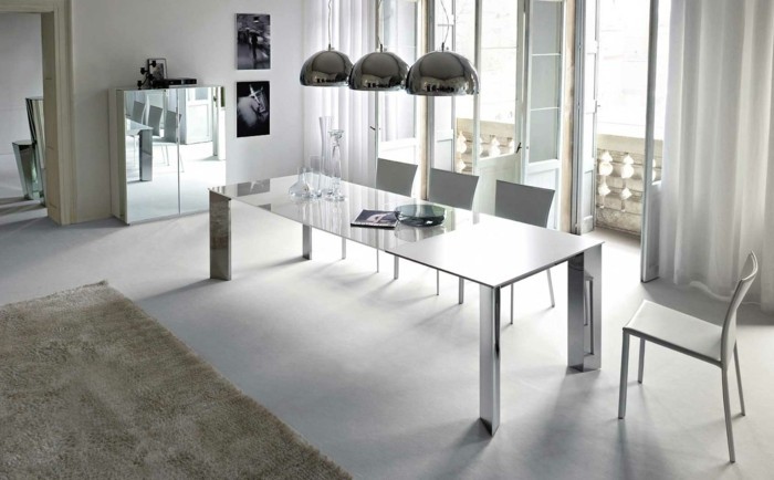 deco-salle-a-manger-blanche-décor-tout-en-blanc-simple-et-esthétique