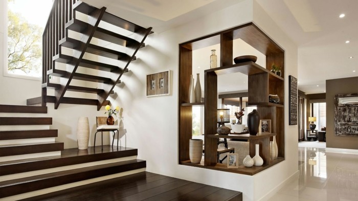 escalier-demi-tournant-tout-en-bois-pour-une-maison-design