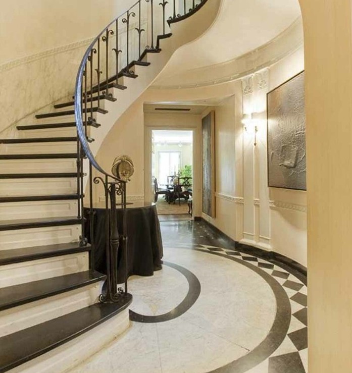 escalier-moderne-escalier-quart-tournant-style-élégant