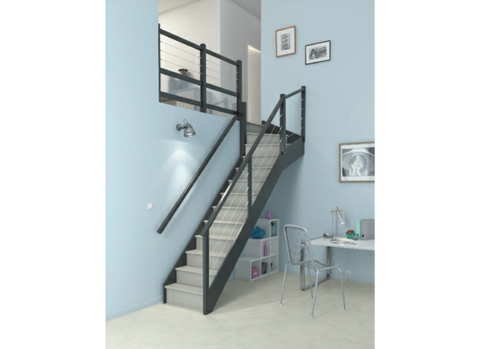 escalier-quart-tournant-haut-personnalisable-idée-escalier-lapeyre-sur-votre-mesure