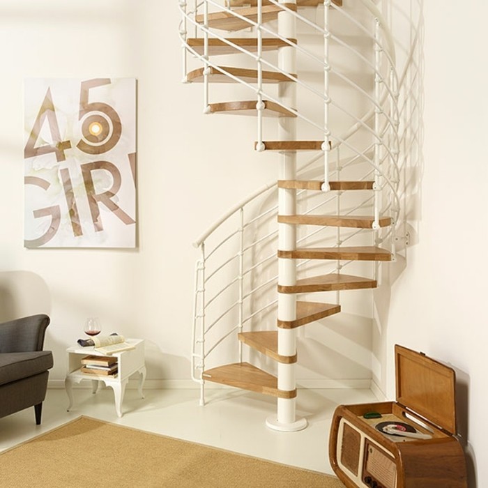 escalier-helicoidal-gain-de-place-modele-simple-et-pratique-balustrade-en-acier-marches-en-chêne