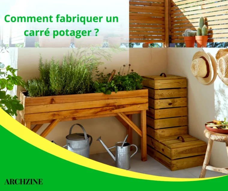comment fanriquer un carre potager illustration archzine