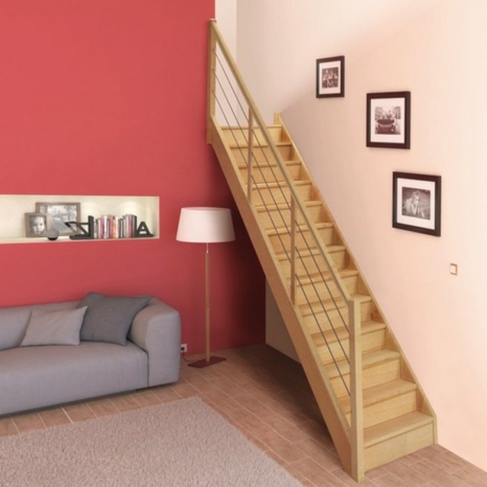 escalier-brico-depot-gain-de-place-escalier-droit-en-bois-escalier-petits-espaces