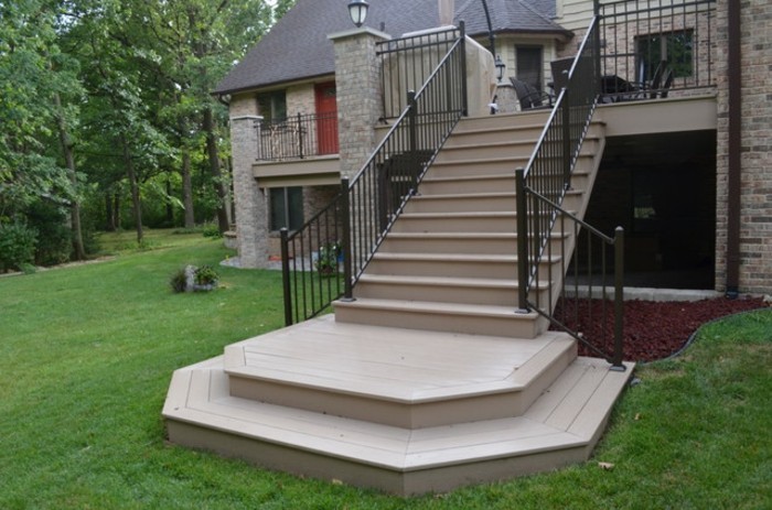 escalier-extérieur-bois-formidable-design-élégance-et-simplicité