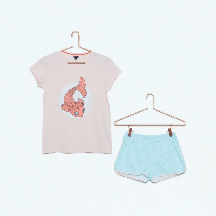 pijamas-été-enfant-Kiabi-poisson-couleur-saumon-8-Euros-resized