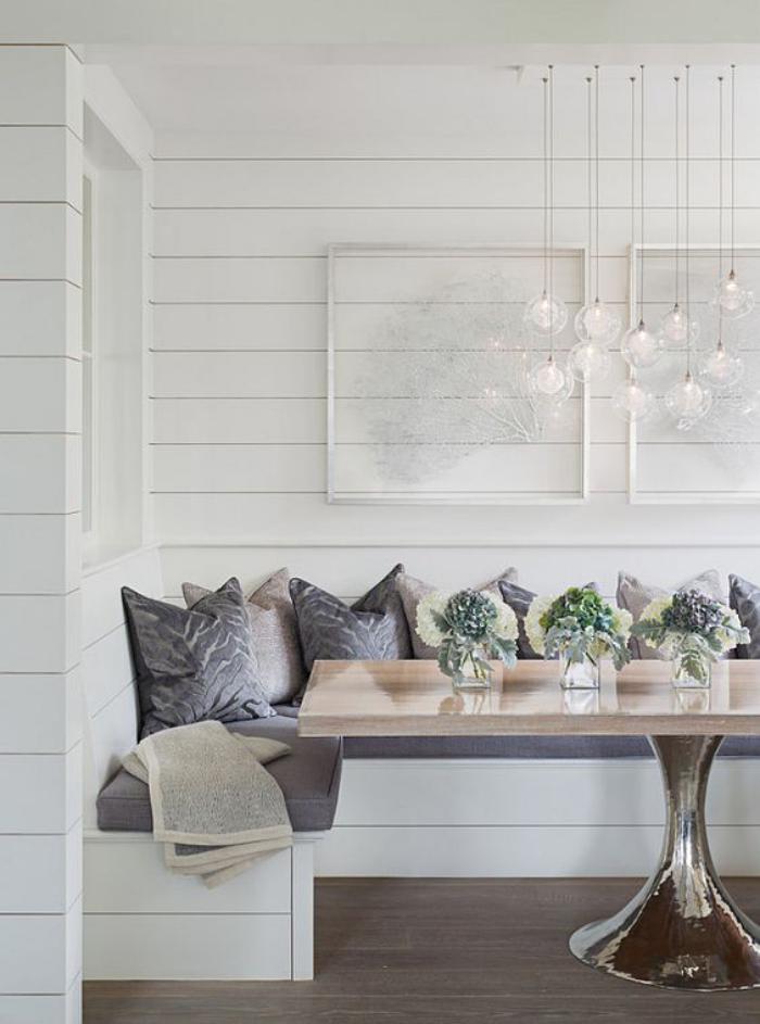 Pourquoi choisir une table avec banquette pour la cuisine ou la ... Entrée Créatif Banquette