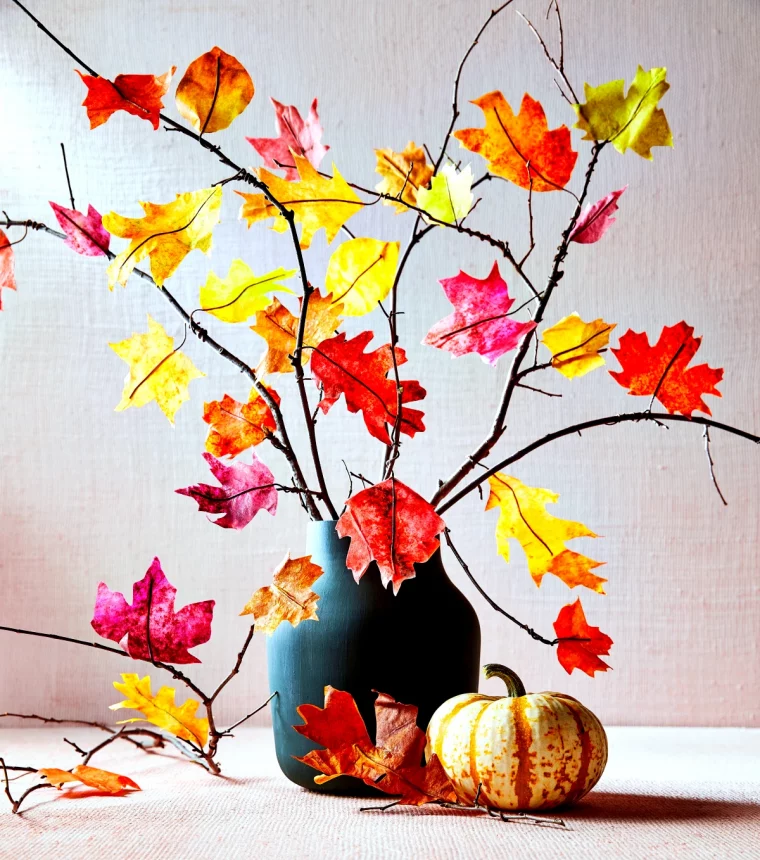 bricolage d automne pour adulte feuilles