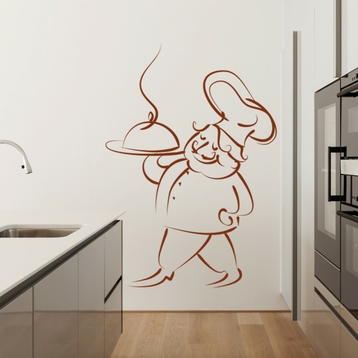 couleur-peinture-cuisine-blanche-avec-sticker-mural-interessant-tres-convenable-pour-votre-cuisine