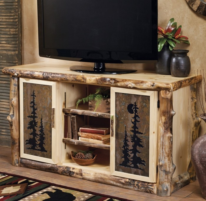 diy-meuble-tv-rustique-et-extremement-elegant-idee-geniale-pour-un-meuble-en-palette