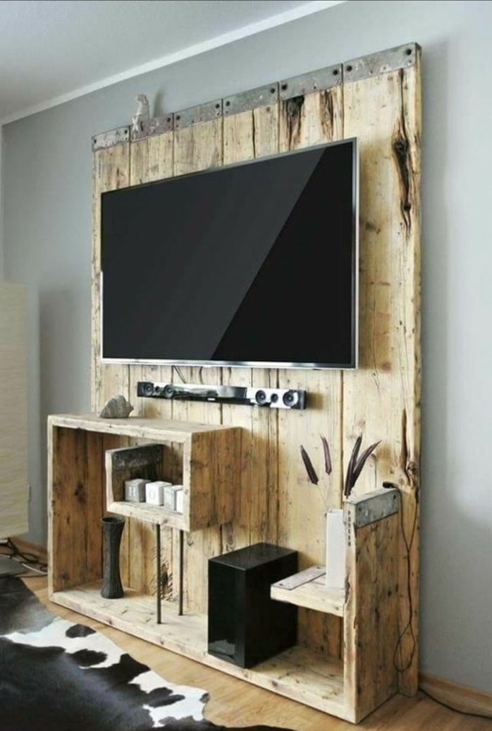 fabriquer-un-meuble-tv-fait-de-bois-brut-meuble-design-interessante