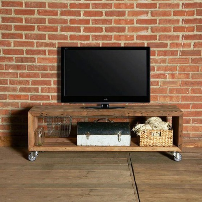 fabriquer-un-meuble-tv-minimaliste-modele-meuble-en-bois-a-roulettes