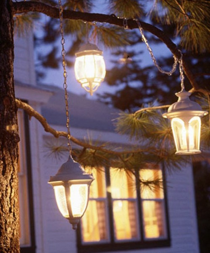 idee-lanterne-décoration exterieur-pour-amenagement-jardin-et-aménager-sa-terrasse