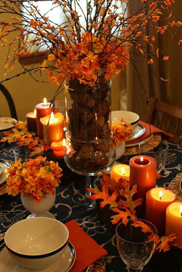 jolie-deco-table-halloween-bricolage-d-automne-activite-manuelle-primaire