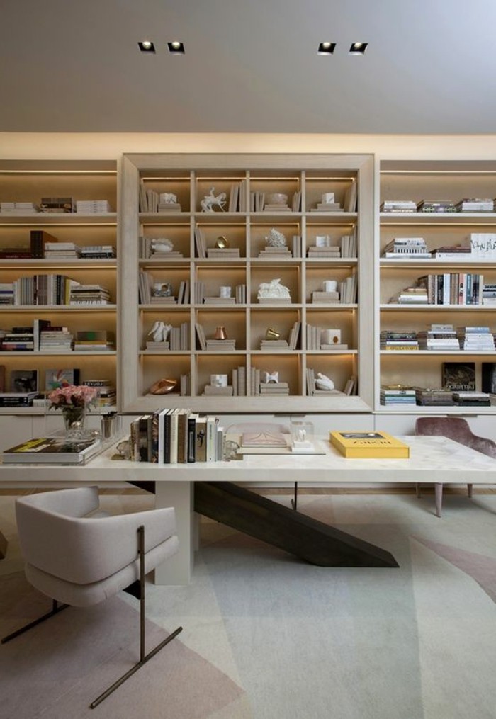 mobilier-de-bureau-contemporain-grand-bureau-blanc-et-bibliotheque-murale