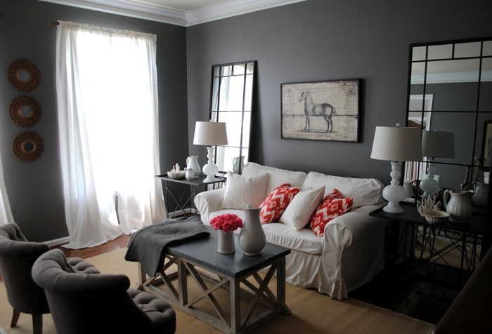 superbe-modele-couleur-peinture-salon-taupe-table-vintage-mignonne-canape-blanc-fauteuils-gris