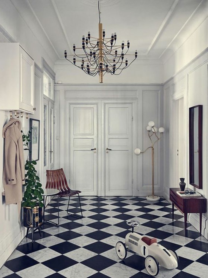carrelage-damier-noir-et-blanc-interieur-style-victorien