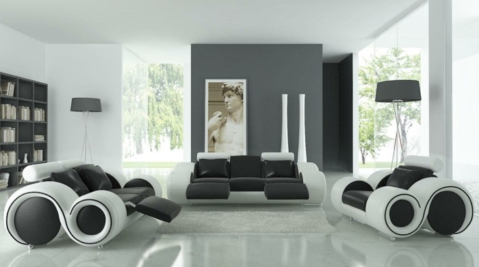 couleur-peinture-salon-gris-et-blanc-idee-deco-salon-en-noir-blanc-et-gris-salon-ultra-moderne-decor-sobre