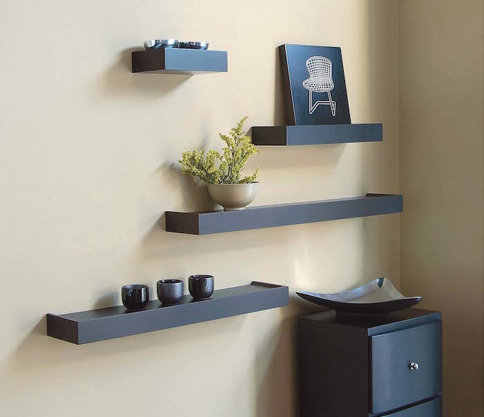 etagere-bibliotheque-flottante-noire-minimaliste-design-idee-deco-cuisine