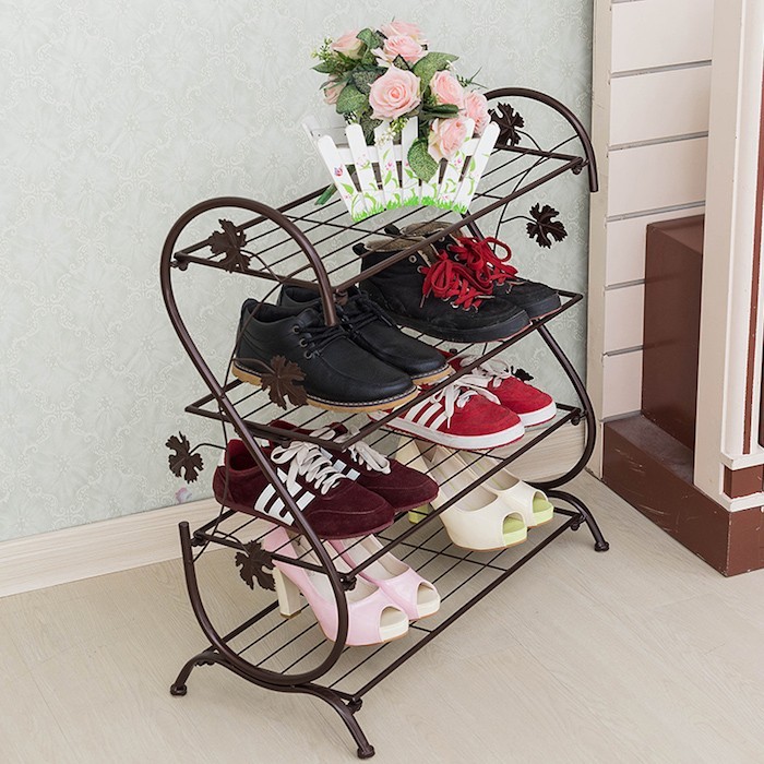 meuble-fer-chaussures-entree-etagere