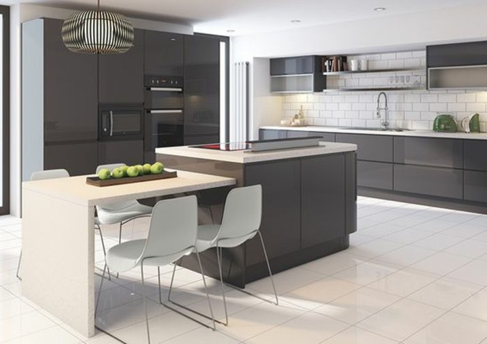 meubles-cuisine-facade-cuisine-gris-anthracite-ilot-de-cuisine-couleur-anthracite-carrelage-blanc-design-cuisine-contemporaine