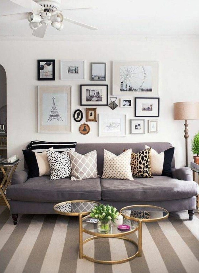 salon-gris-et-blanc-couleur-peinture-salon-blanc-canape-gris-table-design-tres-originale-ambiance-zen