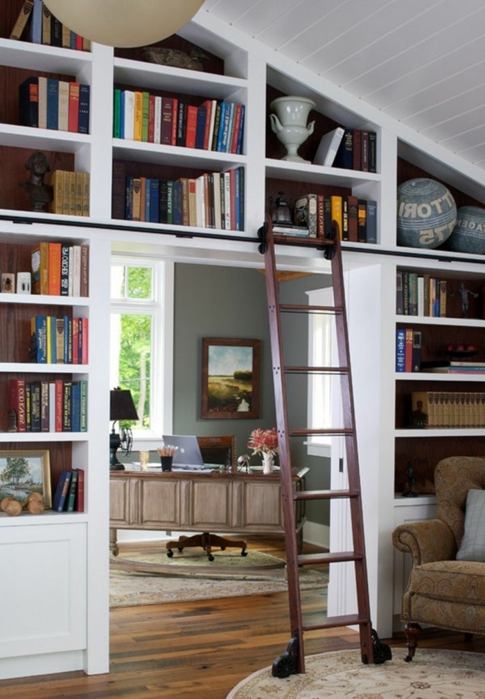bibliotheque-meuble-blanc-rangement-de-livres-du-sol-au-plafond