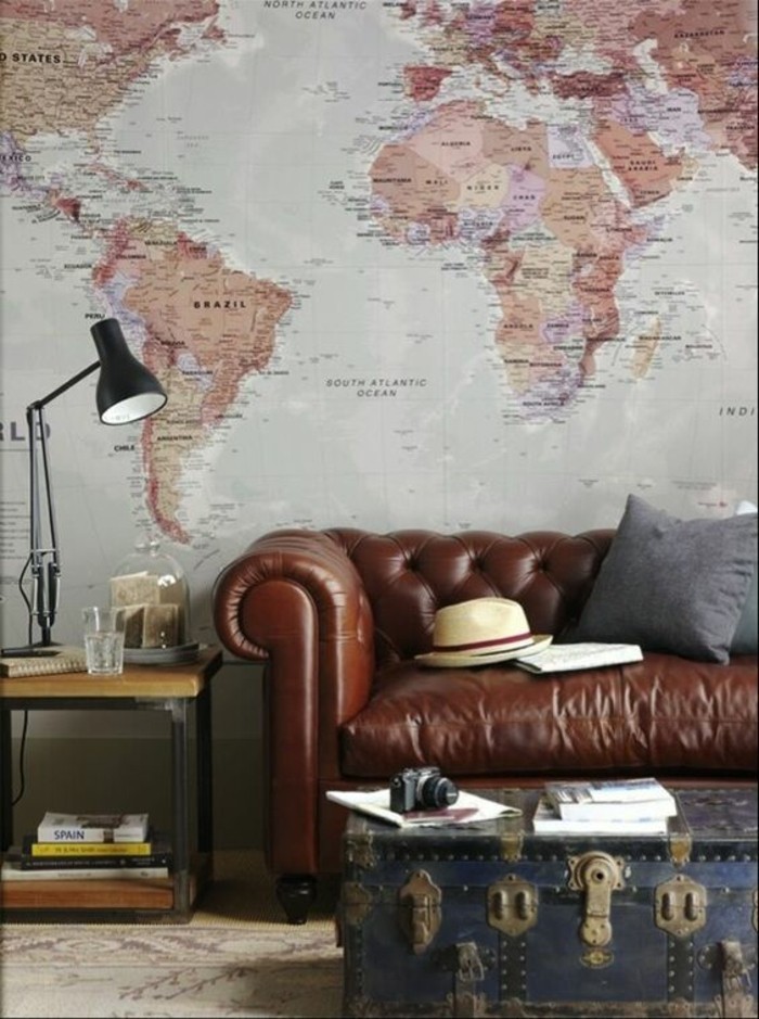 canape-en-cuir-table-valise-carte-du-monde-murale-poster-geant
