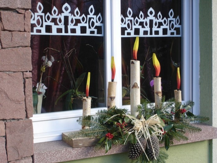 decoration-noel-fenetre-sur-le-theme-bougies