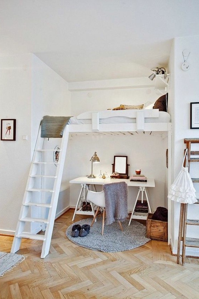 lit-en-hauteur-avec-bureau-lit-mezzanine-scandinave-en-bois-blanc-avec-echelle