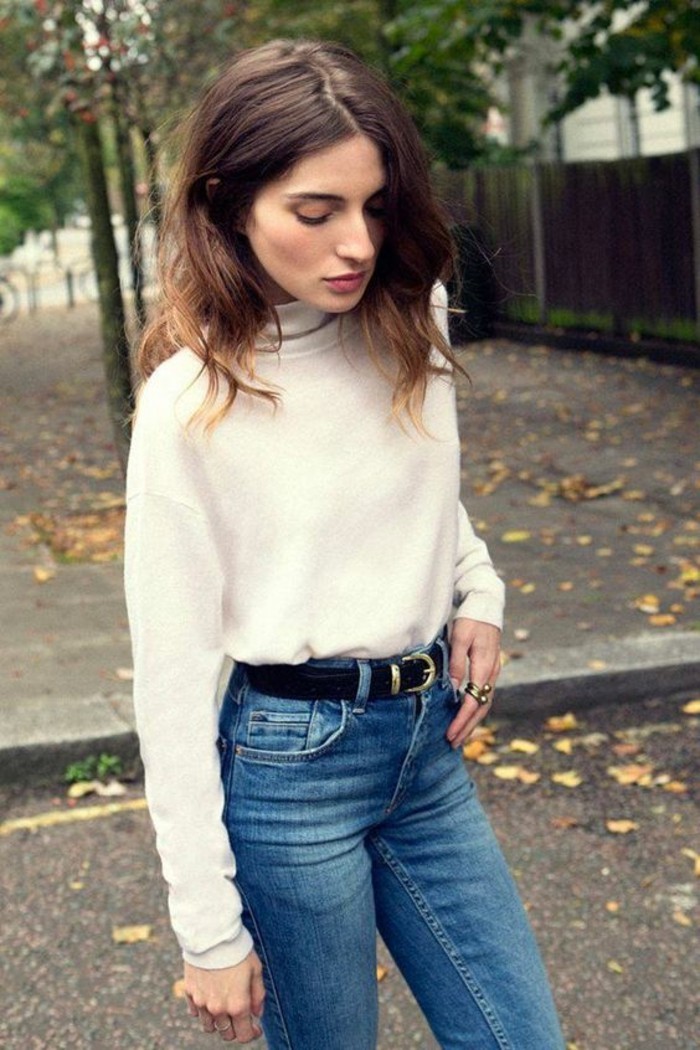 pull-col-roule-femme-blanc-look-vintage-jean