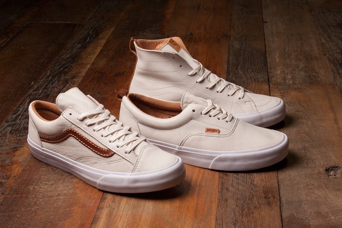 vans-authentic-era-lo-cuir-blanc-beige-marron-serie-limite-sneakers-homme-femme-sk8-skate-old-skool