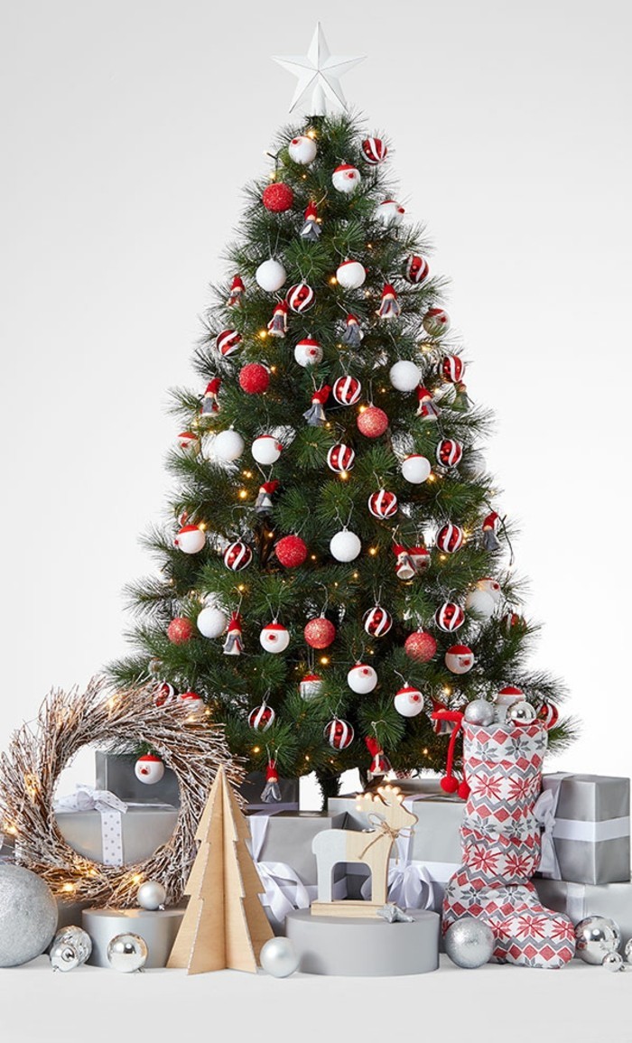 petit sapin de noel blanc lumineux  Cutmaxi