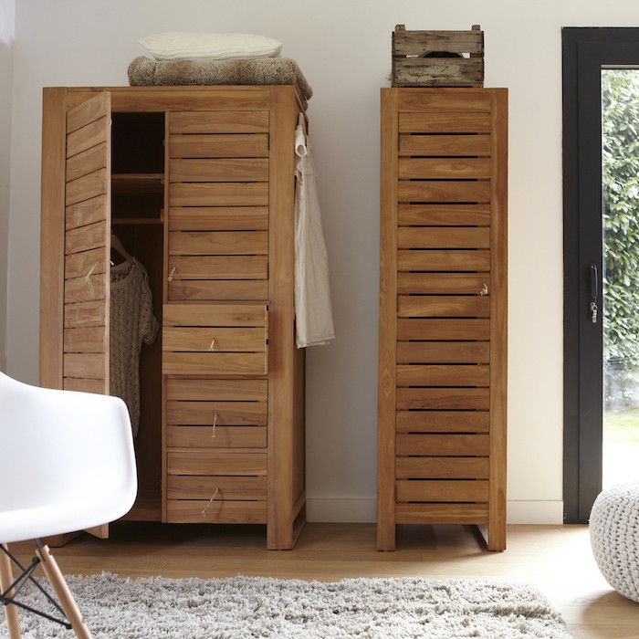 armoire-colonne-chambre-bois-tek-etagere-design-minimalys