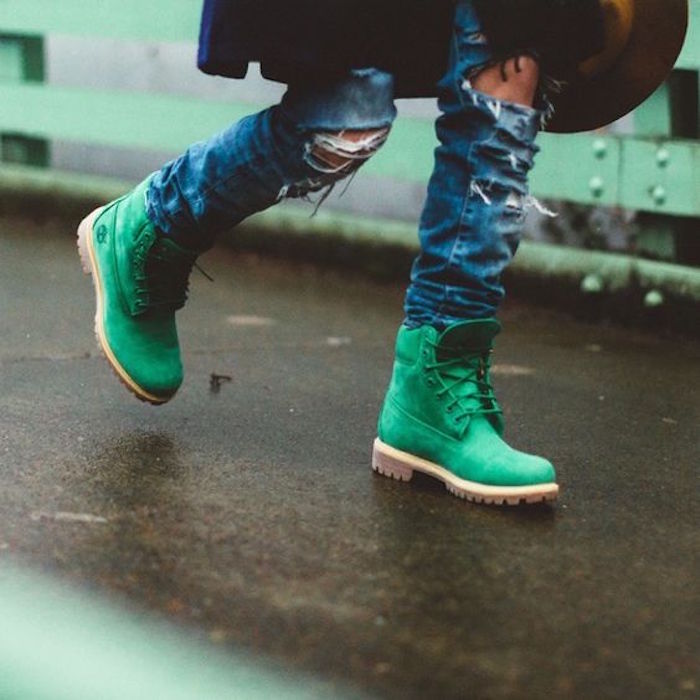chaussures-timberland-homme-vert-clair-photo-bottes-boots