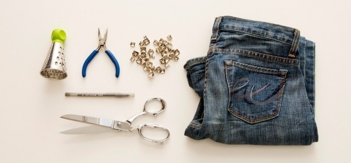 couper-un-jean-en-short-materiaux-necessaires-pour-decorer-les-jeans-en-studs