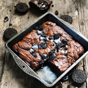 Magnifique recette brownies facile avec biscuits Oreo