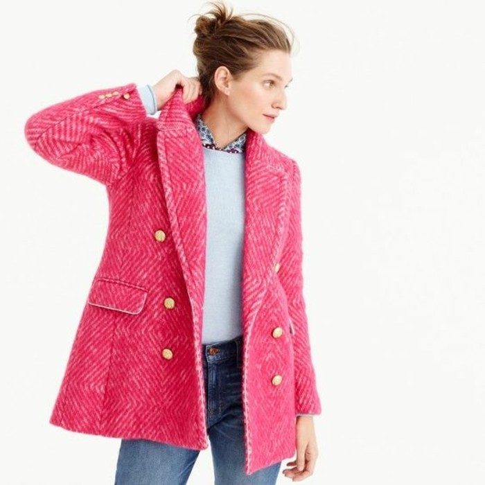 manteau-tweed-rose-tenue-decontractee-tendance-tweed