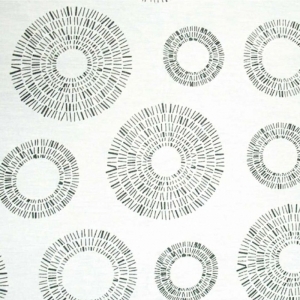 Panneau japonais au voile blanc aux cercles hypnotisants