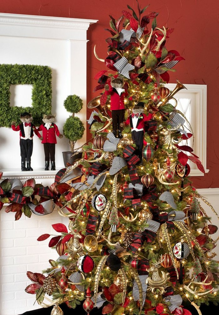 Décorer l'arbre de Noël avec jolies jouets RAZ Imports 2015 - Tally Ho! Ho! Ho! Tree