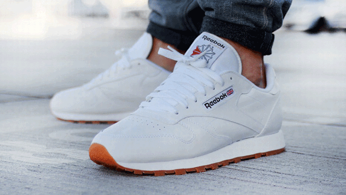 reebok homme blanche