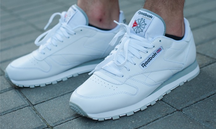 reebok classic femme blanche et grise