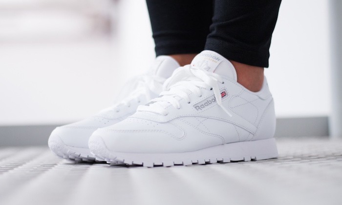 reebok homme blanche et bleu