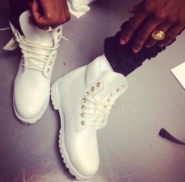 timberland homme cuir blanc
