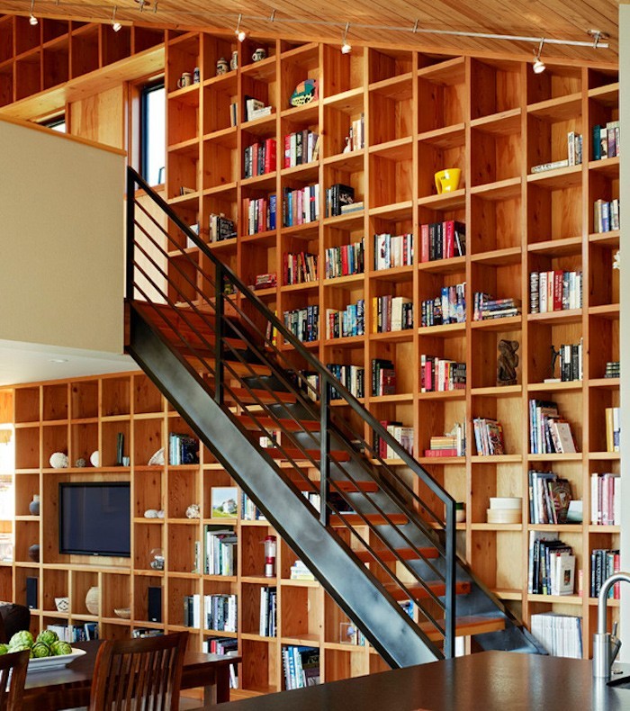 bibliotheque-escalier-meuble-etagere-bois-cube-conforama-alinea