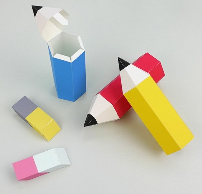 boite-origami-en-forme-de-crayon-des-crayons-diy-multicolores-idee-de-boite-de-rangement-diy