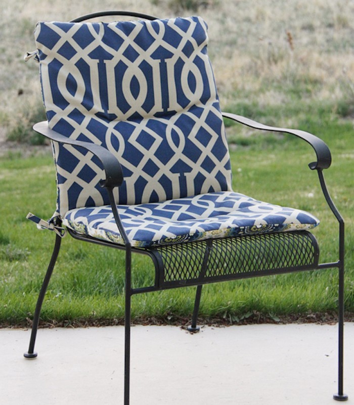 coussin chaise jardin galettes de chaises exterieur diy tuto couture