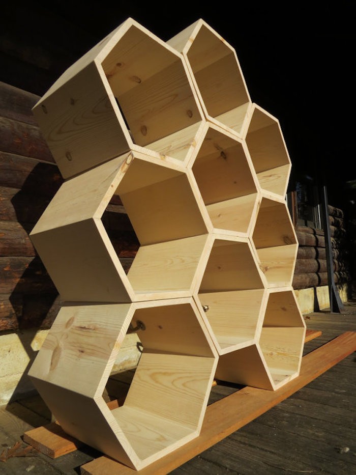 cube-de-rangement-modulable-hexagonal-etageres-modulables-en-bois-superposables