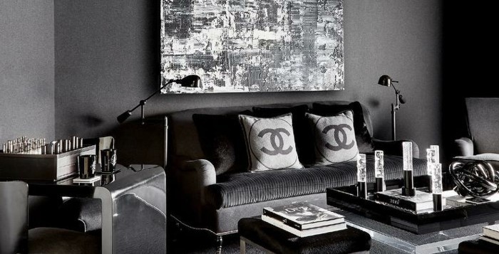 déco-salon-gris-intérieur-glamoureux-style-contemporain